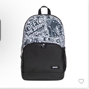 Fortnite Black and White Graphic Backpack